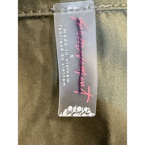 Free People FP Movement Mesmerize Me Olive Utility Coveralls Jumpsuit Small NEW - Picture 7 of 9